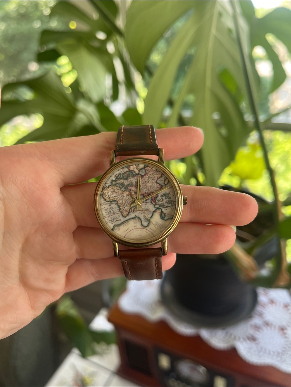 Y2K Urban Outfitters World Map Watch